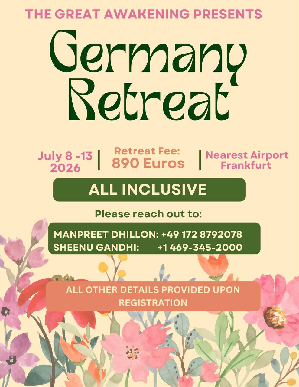 Germany Retreat